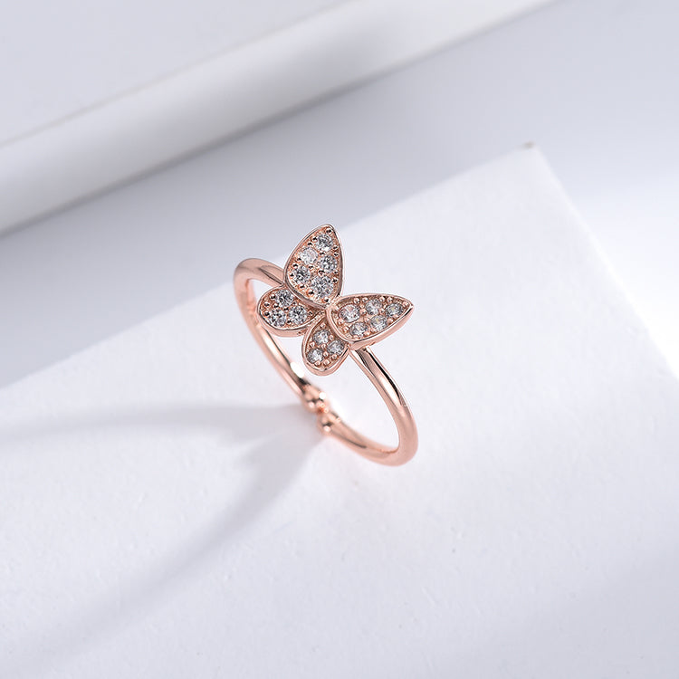 Zola new fashion butterfly rings